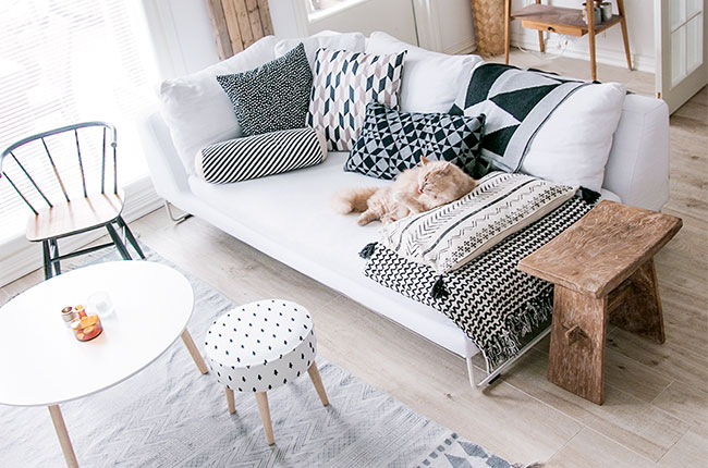 Idées déco pour un salon style scandinave made in meubles Salon Meuble inspiration