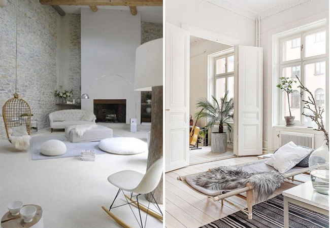 Conseils déco pour un salon blanc total look - Made in meubles