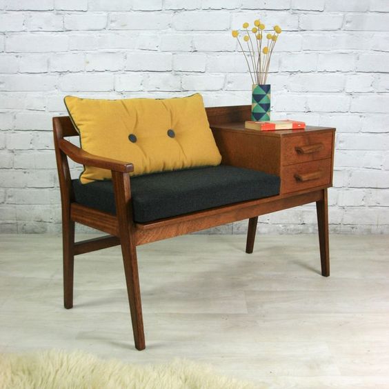 fauteuil vintage bois entretien