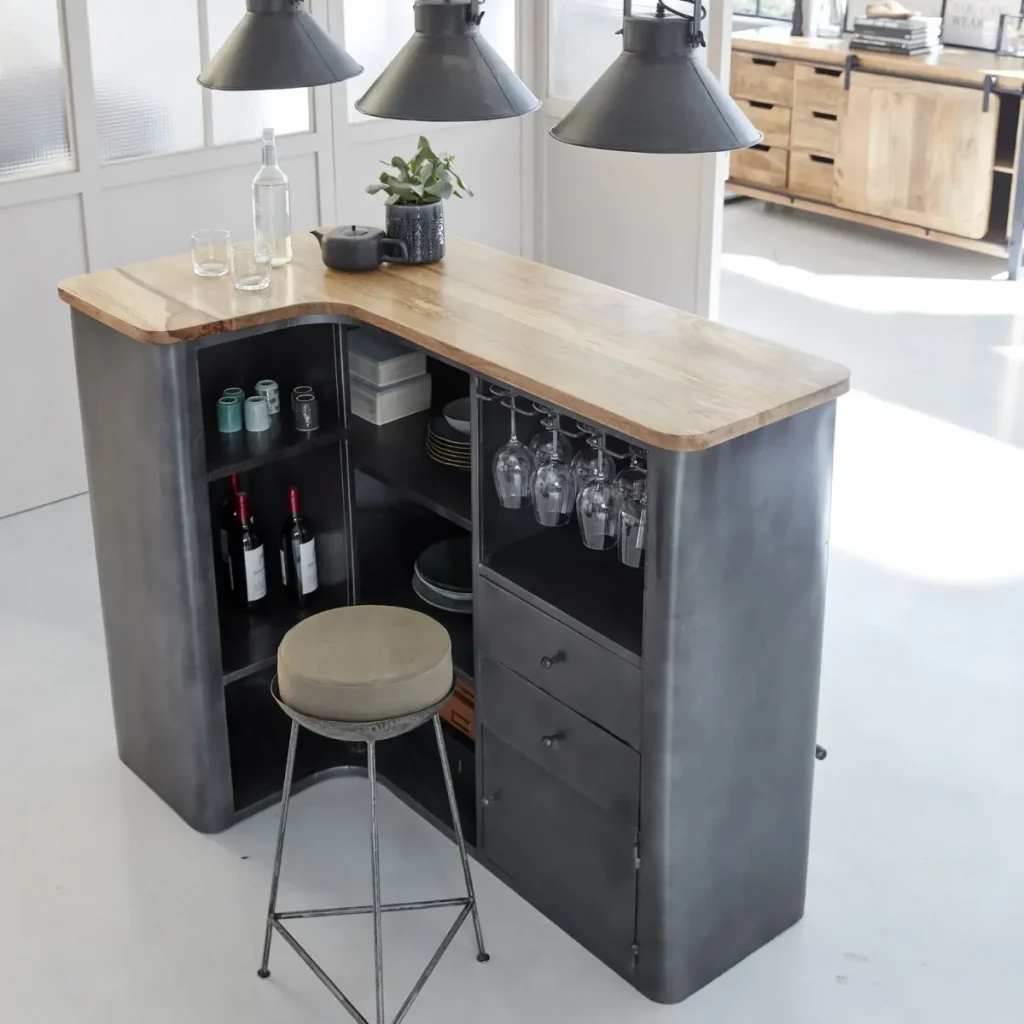 Adoptez un bar industriel pour sublimer votre maison ! – AD-Déco