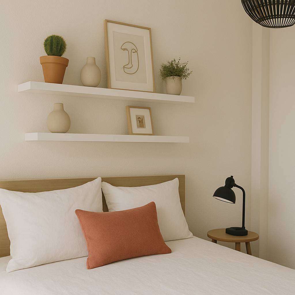 Étagère au dessus du lit : Nos conseils déco et pratique !