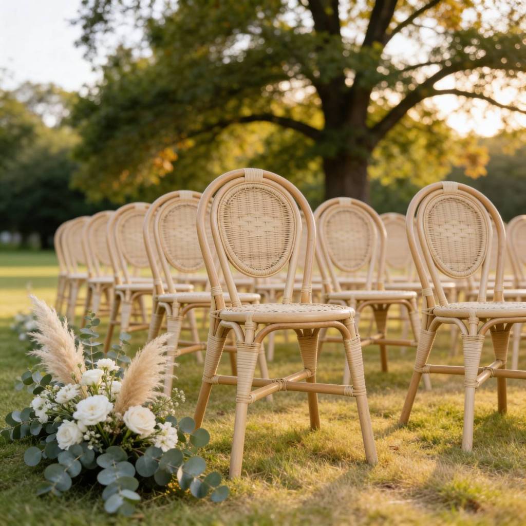 La décoration rotin mariage : l’ingrédient secret des plus belles cérémonies
