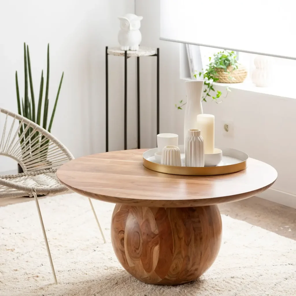 Table basse ronde ou rectangulaire : comment faire le bon choix ?